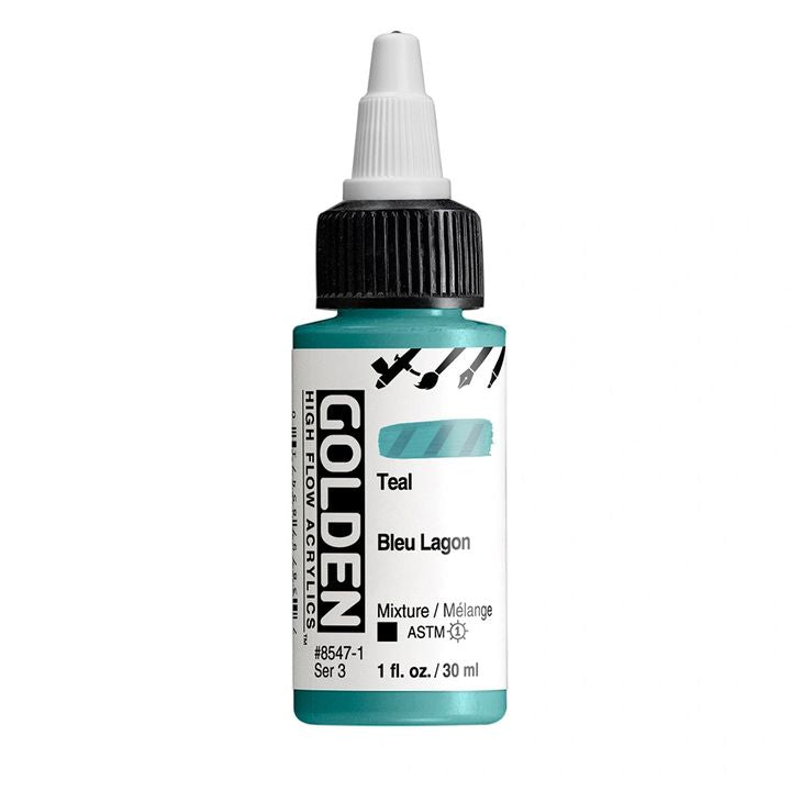 GOLDEN High Flow akril festék 30 ml – 8547 Teal