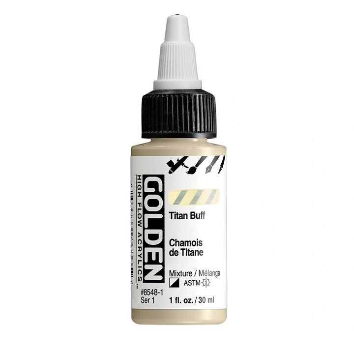 GOLDEN High Flow akril festék 30 ml – 8548 Titánium krém