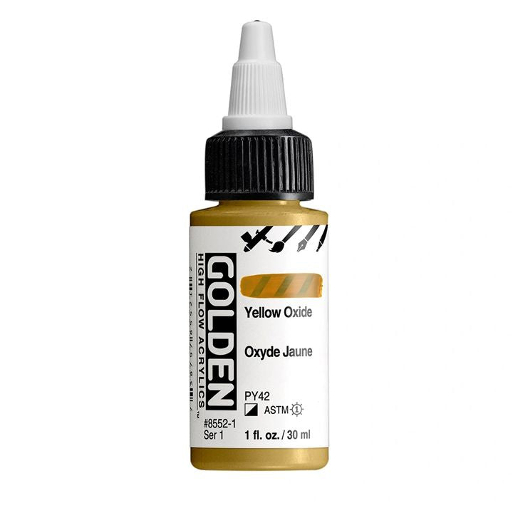 GOLDEN High Flow akril festék 30 ml – 8552 Sárga oxid