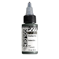 GOLDEN High Flow akril festék 30 ml – 8564 átlátszó árnyékolás szürke
