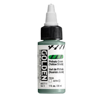 GOLDEN High Flow akril festék 30 ml – 8577 Ftalocianin zöld (sárga árnyalat)