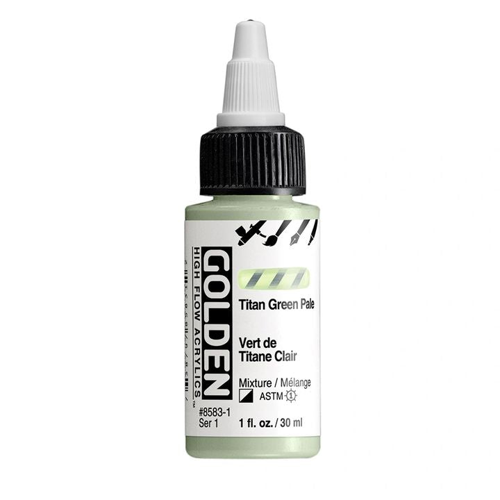 GOLDEN High Flow akril festék 30 ml – 8583 Titán zöld fény