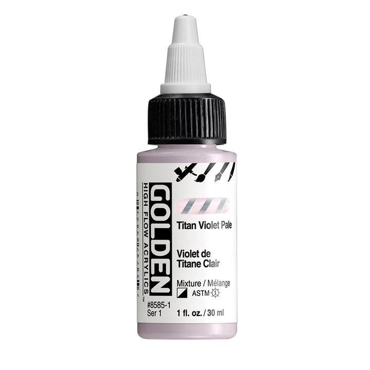 GOLDEN High Flow akril festék 30 ml – 8585 Titánium lila fény