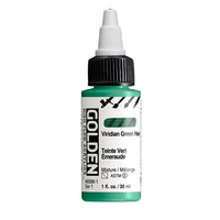 GOLDEN High Flow akril festék 30 ml – 8586 Viridian zöld árnyalat