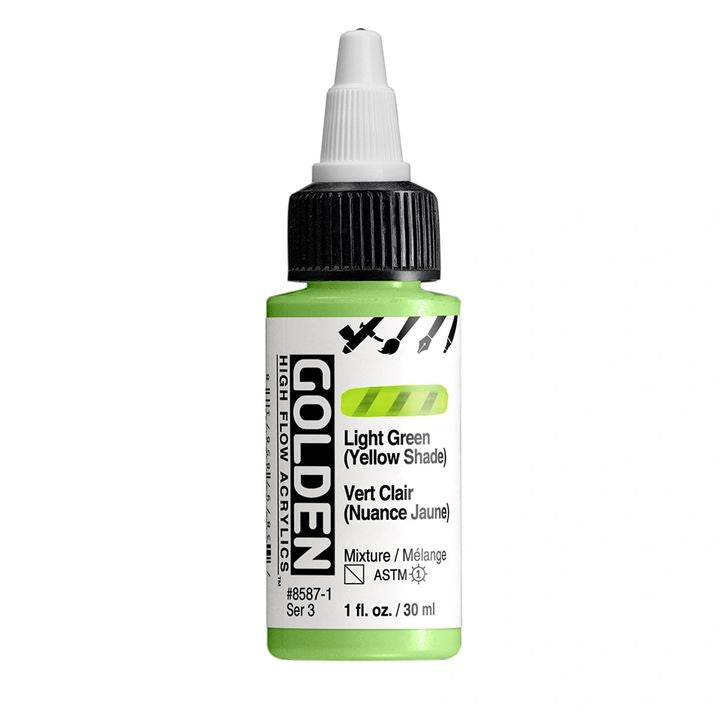 GOLDEN High Flow akril festék 30 ml – 8587 Világoszöld (sárga árnyalat)