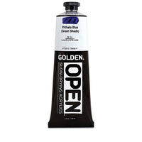 GOLDEN OPEN lassan száradó akrilfesték 148 ml – 7255 ftalocianin kék (zöld árnyalat)