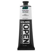 GOLDEN OPEN lassan száradó akrilfesték 148 ml – 7270 Ftalocianin zöld (kék árnyalat)