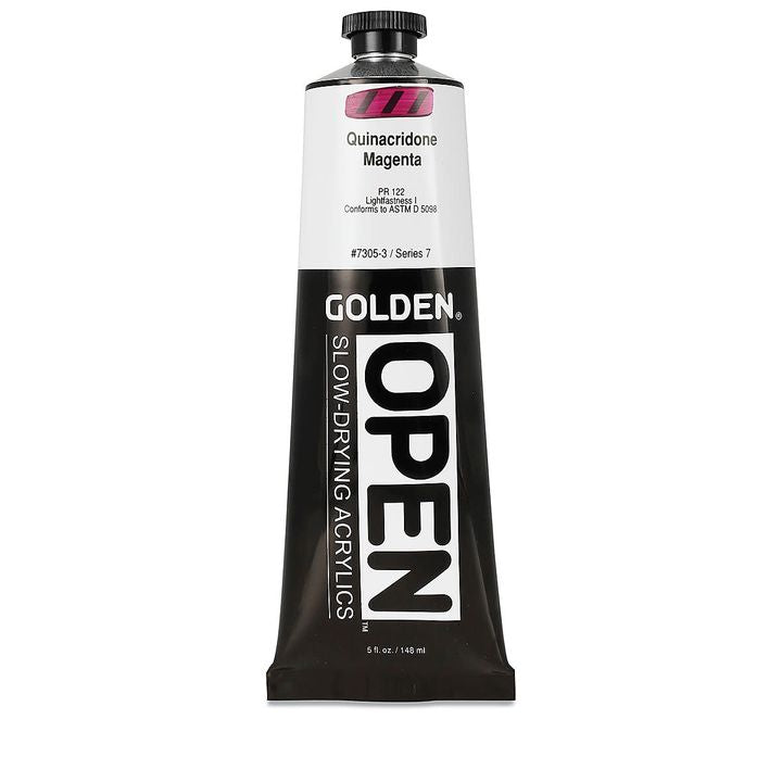 GOLDEN OPEN lassan száradó akrilfesték 148 ml – 7305 Quinacridone Magenta