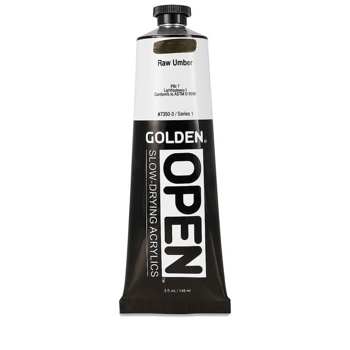 GOLDEN OPEN lassan száradó akrilfesték 148 ml – 7350 Nyers Umbra