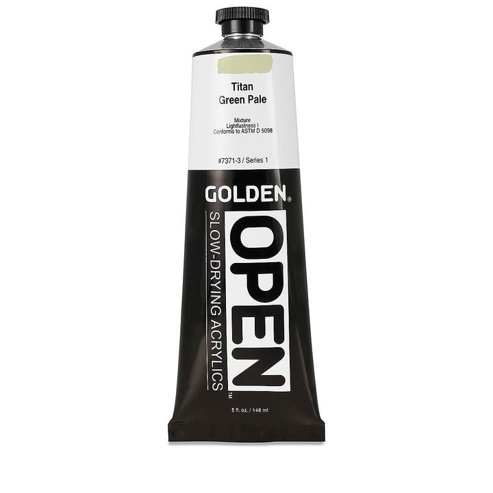 GOLDEN OPEN lassan száradó akrilfesték 148 ml – 7371 Titánium zöld fény