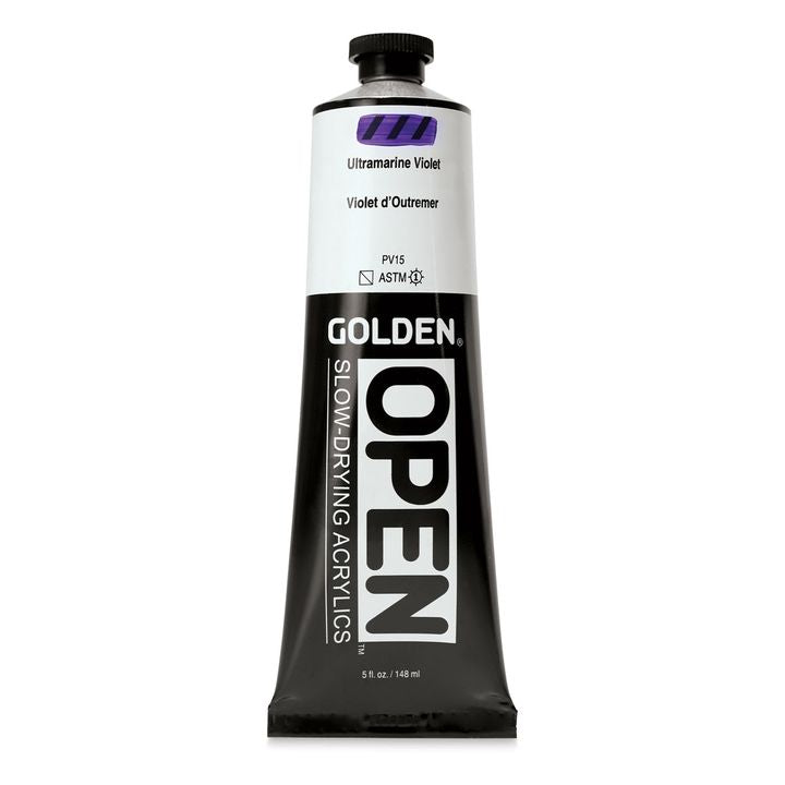 GOLDEN OPEN lassan száradó akrilfesték 148 ml – 7401 Ultramarin lila