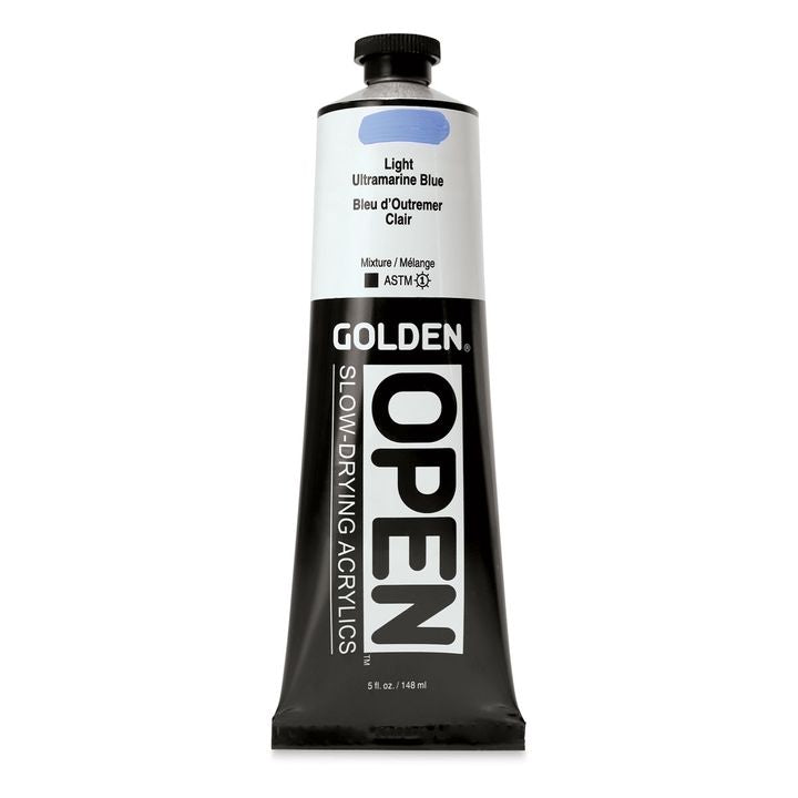 GOLDEN OPEN lassan száradó akrilfesték 148 ml – 7566 Világos ultramarin kék