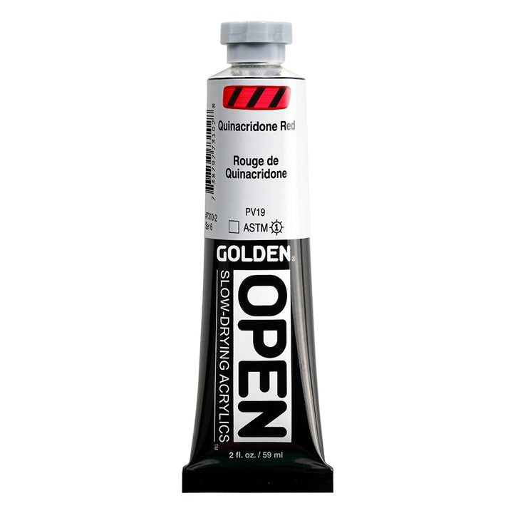 GOLDEN OPEN lassan száradó akrilfesték 59 ml – 7310 Quinacridone Red