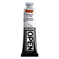 GOLDEN OPEN lassan száradó akrilfesték 59 ml – 7385 Átlátszó vörös vasoxid