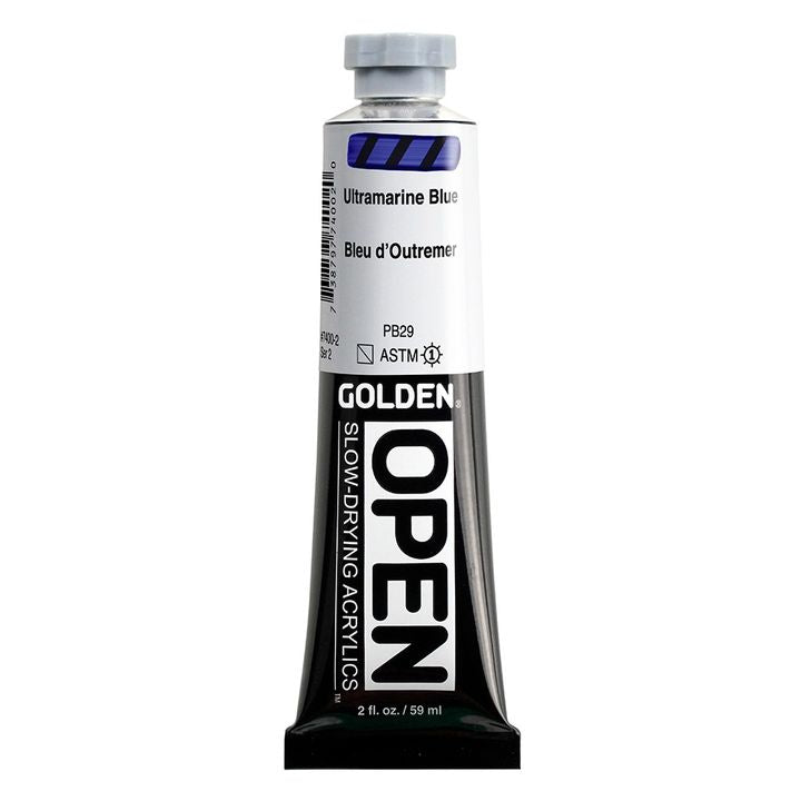 GOLDEN OPEN lassan száradó akrilfesték 59 ml – 7400 Ultramarin kék