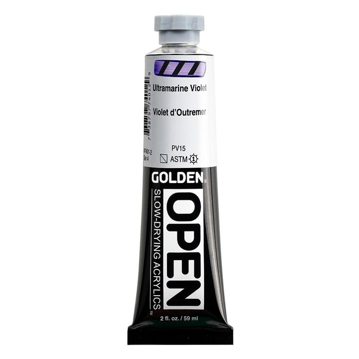 GOLDEN OPEN lassan száradó akrilfesték 59 ml – 7401 Ultramarin lila