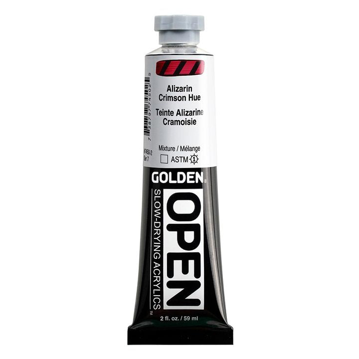 GOLDEN OPEN lassan száradó akrilfesték 59 ml – 7450 Alizarínová Karmazínová Hue