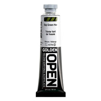 GOLDEN OPEN lassan száradó akrilfesték 59 ml – 7461 Sapová zöld színárnyalat