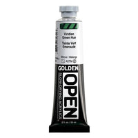 GOLDEN OPEN lassan száradó akrilfesték 59 ml – 7469 Viridian zöld árnyalat