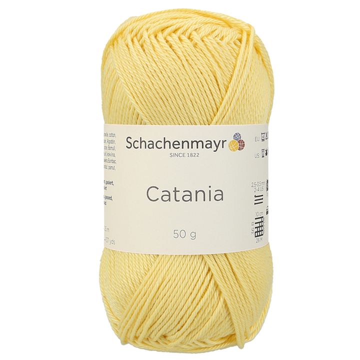 Pamutfonal Schachenmayr SMC Catania 50 g – 00403 sárga