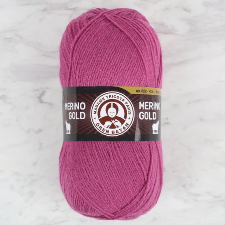 Madame Tricote Paris Merino Gold 100 g kötőfonal – rózsa