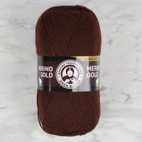 Madame Tricote Paris Merino Gold 100 g kötőfonal – sötét barna