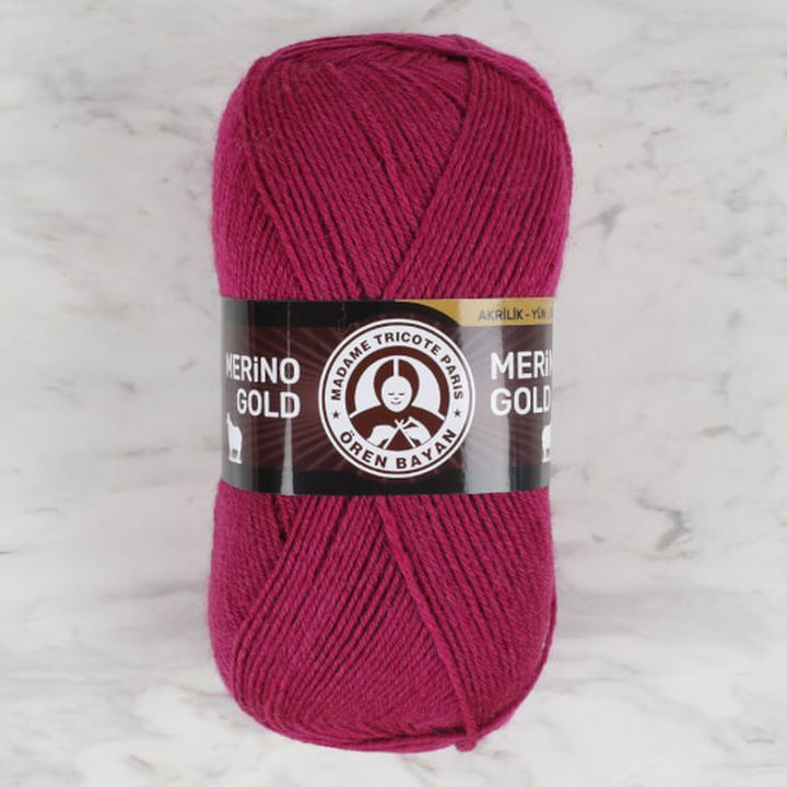 Madame Tricote Paris Merino Gold 100 g kötőfonal – szilva