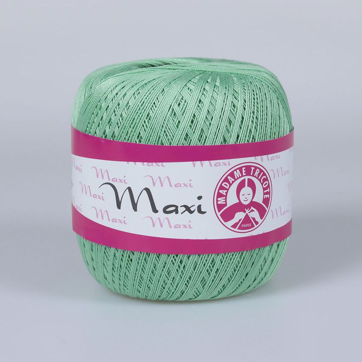 Madame Tricote Paris Maxi csipkefonal 100 g – 6361 pasztell zöld