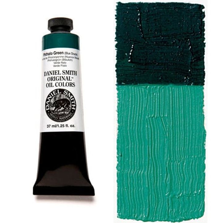 Olajfesték Daniel Smith Original 37ml – Phthalo Green (Blue Shade)