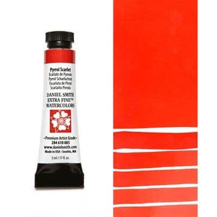 Akvarell festék Daniel Smith Extra Fine – 085 Pyrrol Scarlet