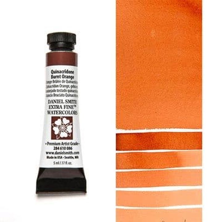 Akvarell festék Daniel Smith Extra Fine – 086 Quinacridone Burnt Orange