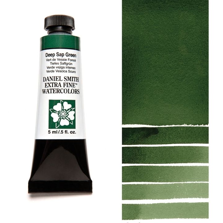 Akvarell festék Daniel Smith Extra Fine – 175 Deep Sap Green