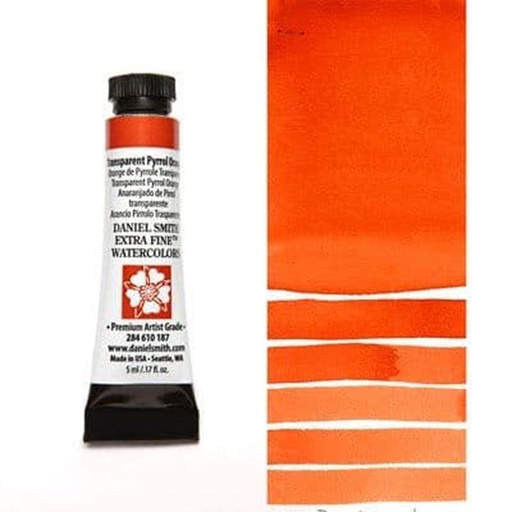 Akvarell festék Daniel Smith Extra Fine – 187 Transparent Pyrrol Orange
