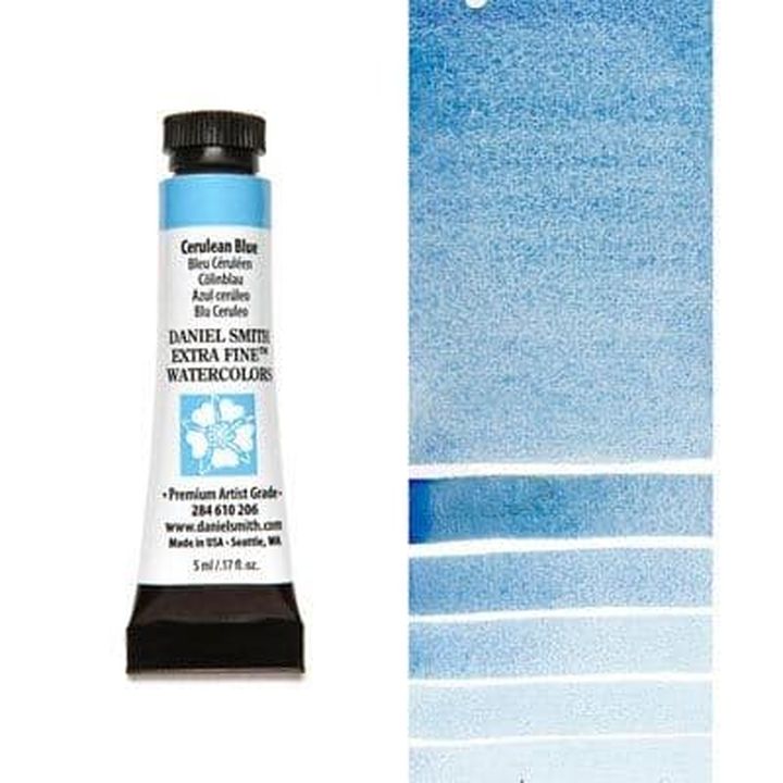 Akvarell festék Daniel Smith Extra Fine – 206 Cerulean Blue