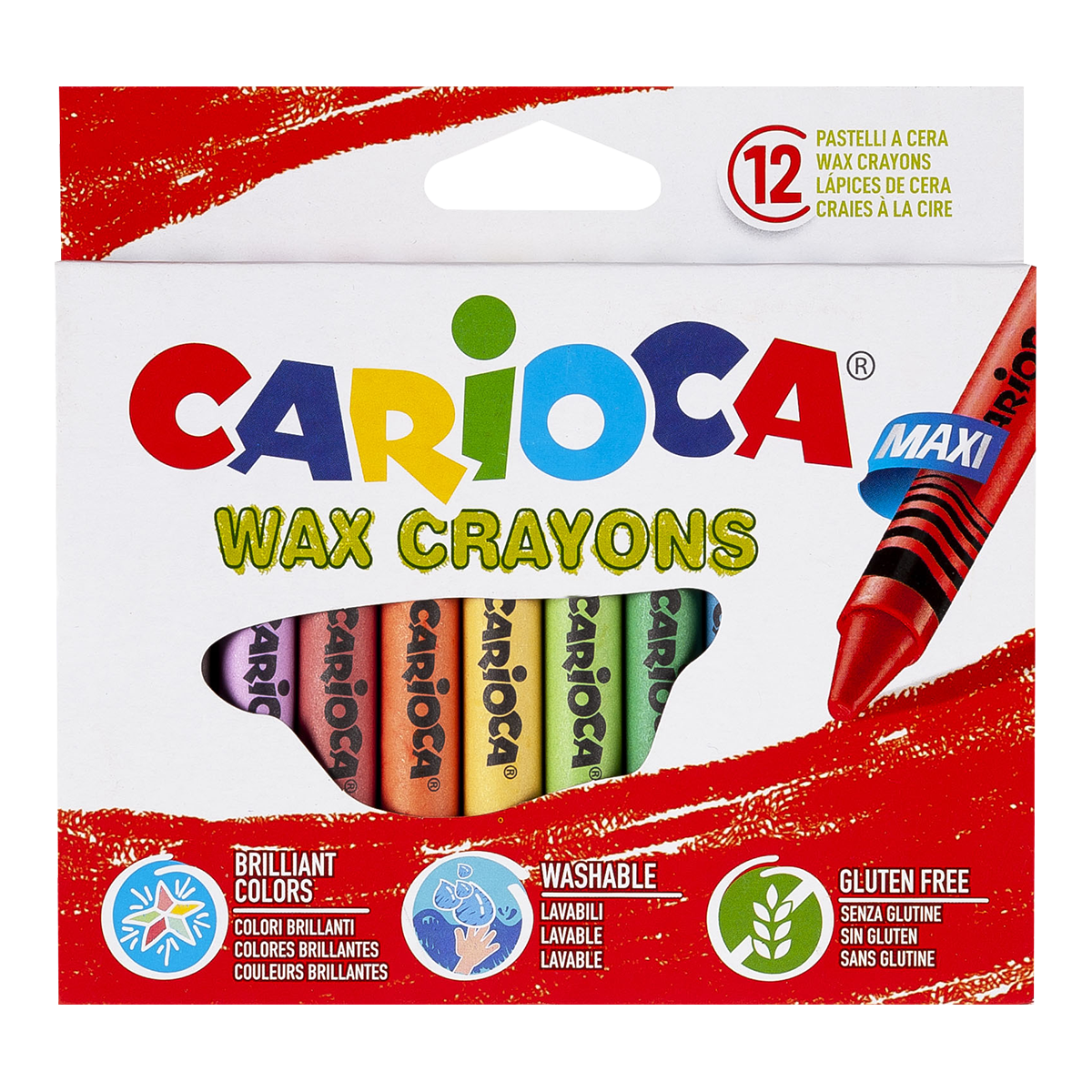 Carioca Maxi zsírkréta, 12 db