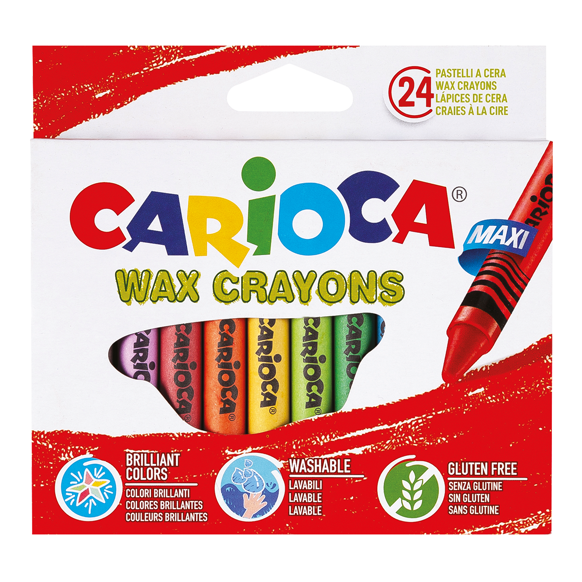 Carioca Maxi zsírkréta, 24 db