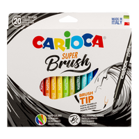 Carioca Brush ecsetfilc készlet, 20 db, vegyes színek