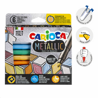 Carioca Metallic filctollak, hegy, vegyes színek