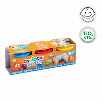 Carioca Baby Do 1+ gyurma, 3 × 75 g, vegyes színek