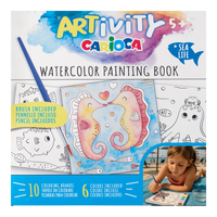 Carioca vízfestékes kifestőkönyv ARTivity – Tengeri élet, 5+