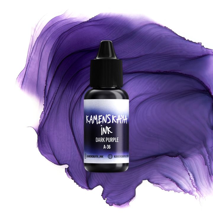 Alkoholos tinta KAMENSKAYA A-LINE 15ml – A-36 sötétlila