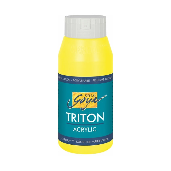 Akrilfesték Solo Goya TRITON 750 ml – Fluoreszkáló sárga