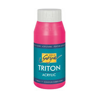 Akrilfesték Solo Goya TRITON 750 ml – Fluoreszkáló rózsaszín