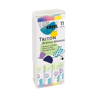 KREUL Solo Goya Triton edge akril filctoll - 11 db-os készlet