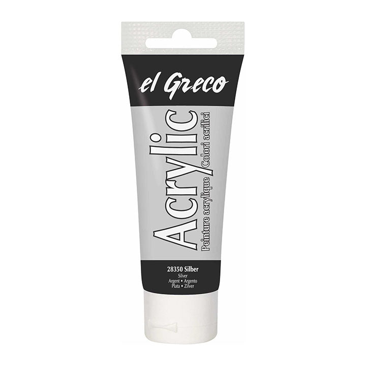 Akrilfesték El Greco 75 ml – Silver