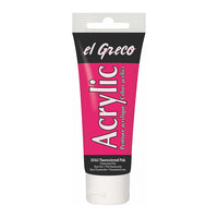 Akrilfesték El Greco 75 ml – Fluorescent Pink
