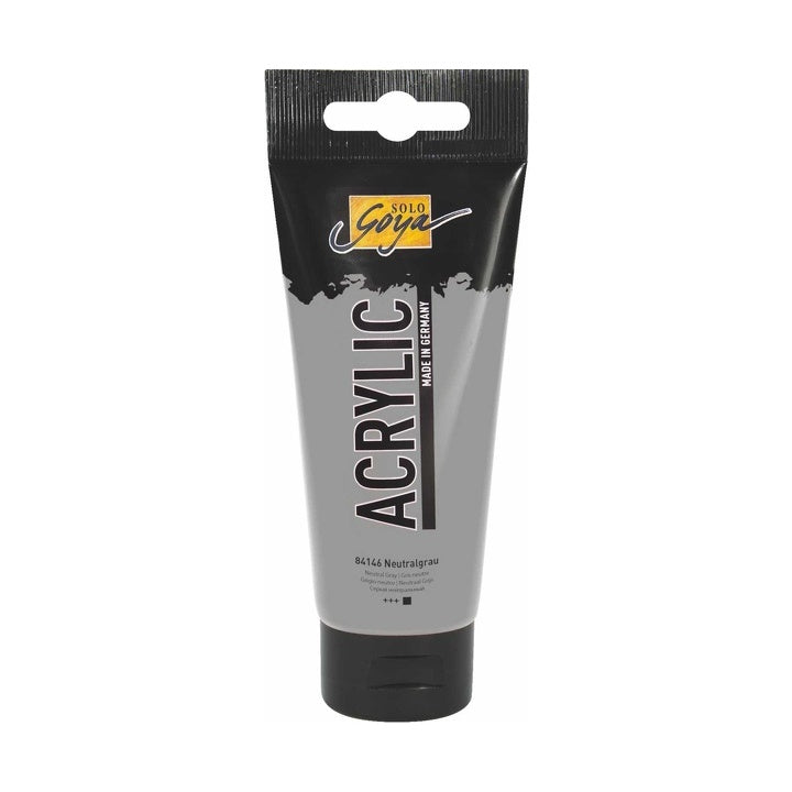 Akrilfesték Solo Goya Acrylic 100 ml – 46 Semleges szürke