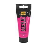 Akrilfesték Solo Goya Acrylic 100 ml – 48 Fluoreszkáló rózsaszín