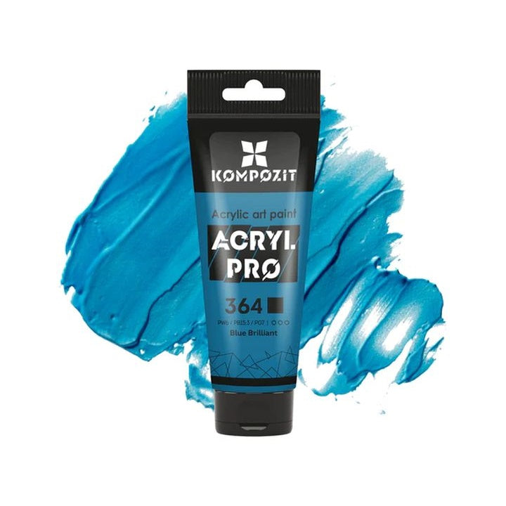 ACRYL PRO ART Composite akril festék 75 ml – 364 kék gyémánt