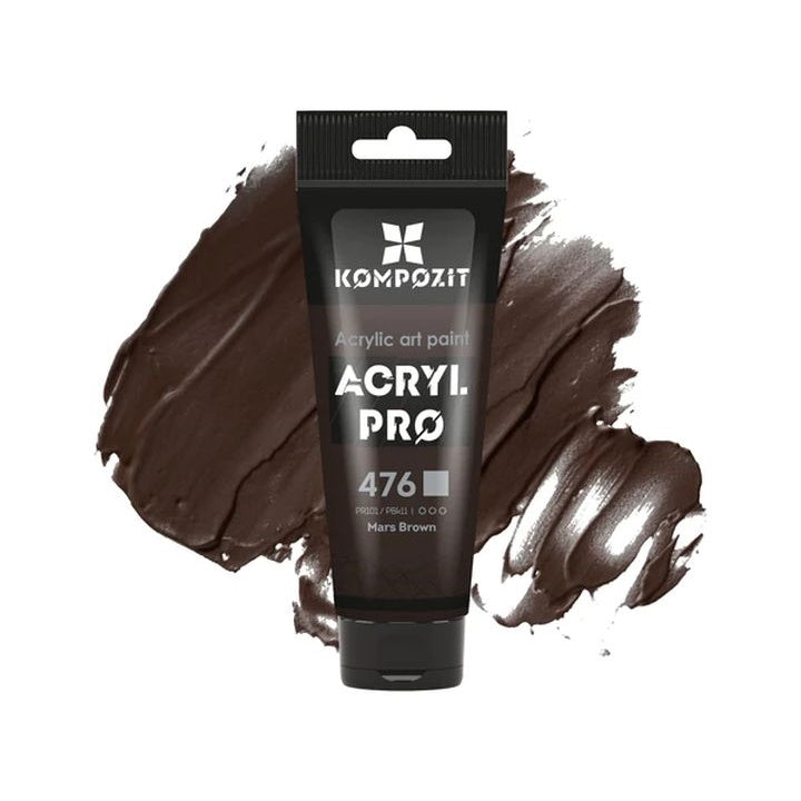 ACRYL PRO ART Composite akril festék 75 ml – 476 mars barna